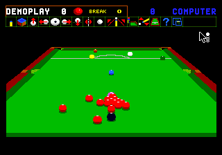 Jimmy White's 'Whirlwind' Snooker screenshot 5 for Sega Mega Drive